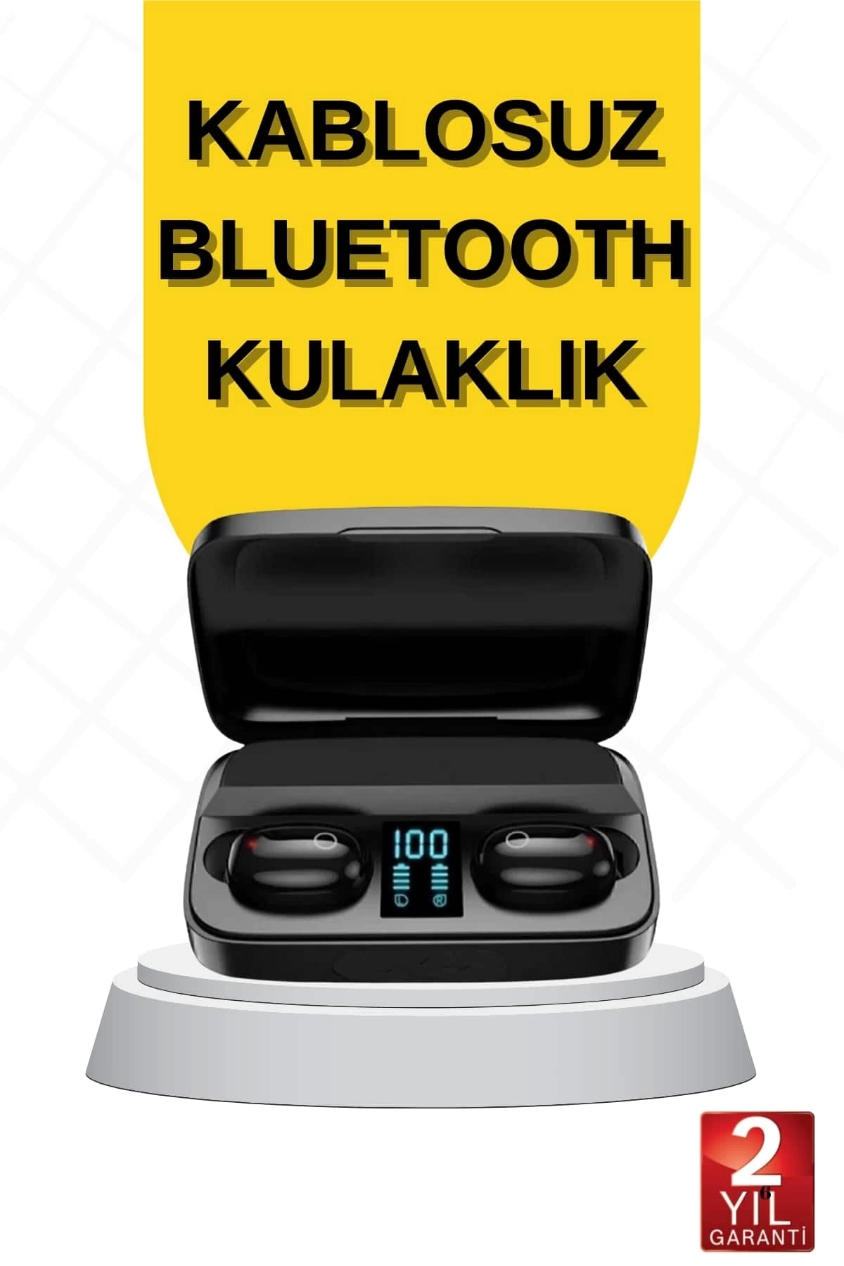 ystekno 2025 Yeni Model Bluetooth Kulaklık Stereo TWS Kulaklık 5.0 Bluetooth Yüksek Ses Kaliteli