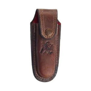 Eco Lounge Kurt Figürlü Hakiki Deri Çakı Kılıfı No:1, 11 x 4 cm - Kemerlikli