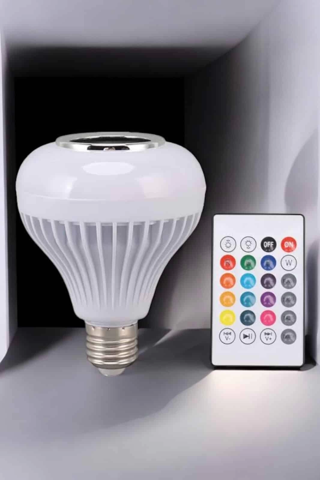 ysttekno Lamba Led Hoparlör Dayanıklı ve Uzun Ömürlü Bluetooth Hoparlör - Görsel 4