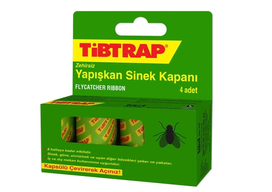 ystekno Tibtrap Yapışkan Sinek Kapanı 4 Lü